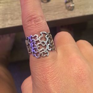 Laser cut tous bear ring